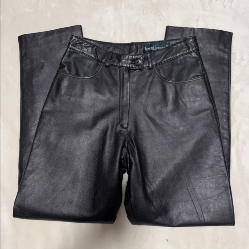 Harve Benard Black Straight Leg Pants